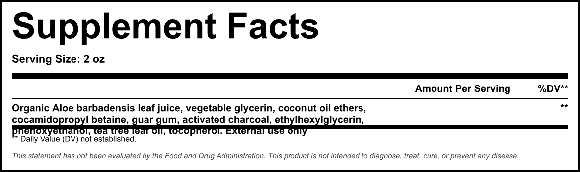 Supplement Facts panel